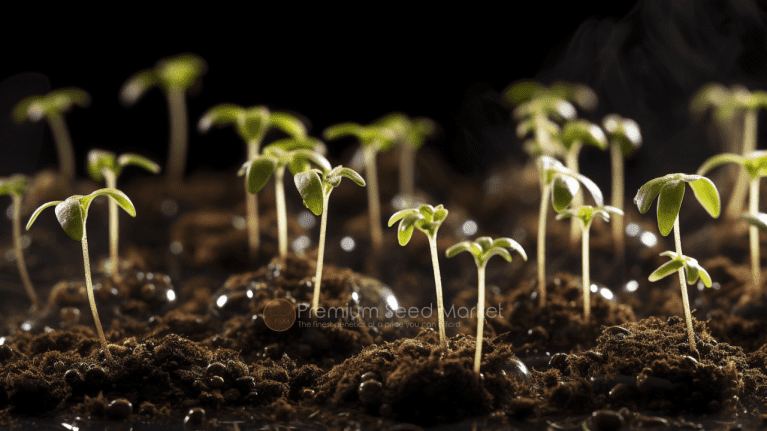 GERMINATING SEEDS Premium Seed market germinate