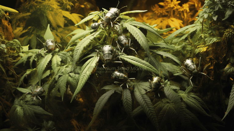 cannabis growing pest control bugs Premium Seed market
